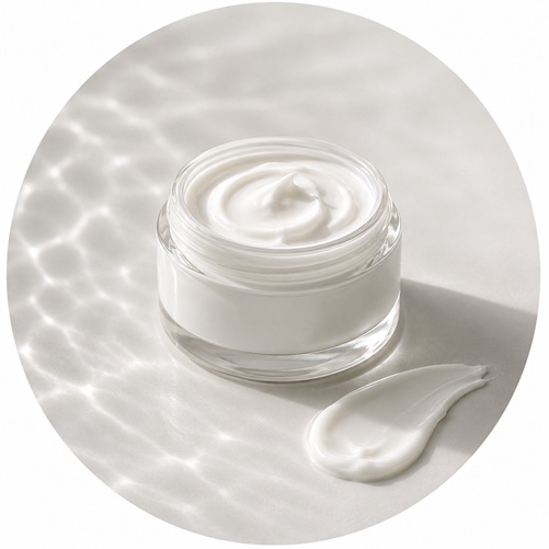 Hochwertige Kosmetikcreme für individuelle Rezepturen und Private Label Kosmetik.
